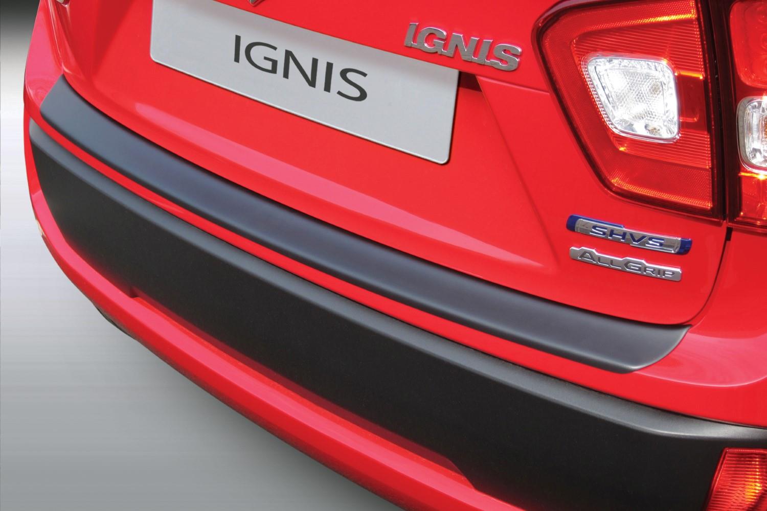 Ladekantenschutz passend für Suzuki Ignis (FF21S) 2016-heute 5-Türer Schrägheck ABS - Mattschwarz