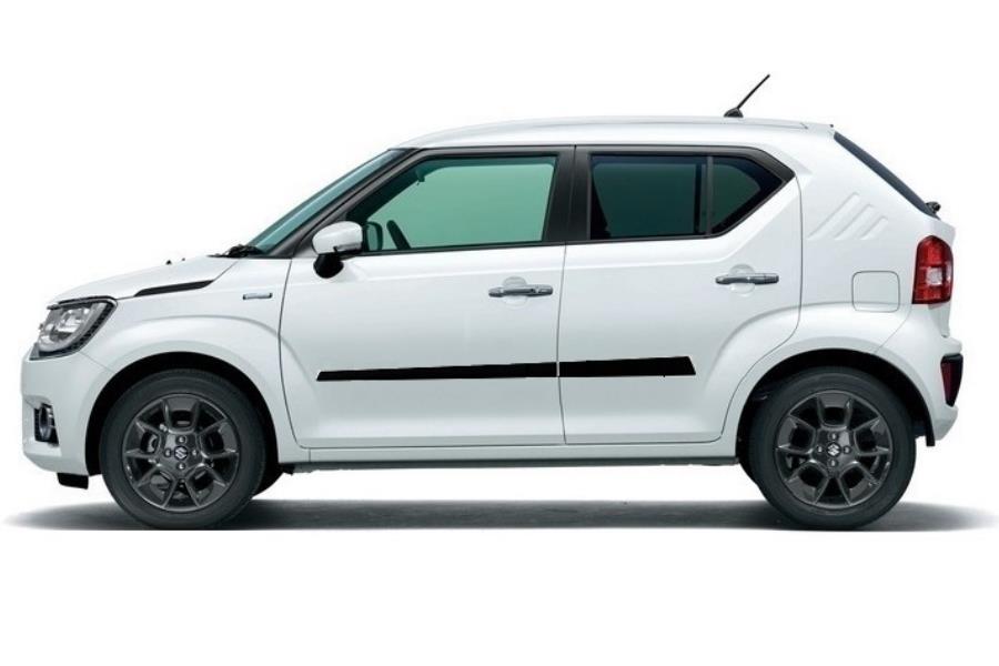 Schutzleiste die hintere Stoßstange des Autos, für Suzuki Swift Baleno  Grand Ignis Jimny Sx4 Samurai  Auto-Kohlefaser-Heckstoßstangen-Schutzstreifen