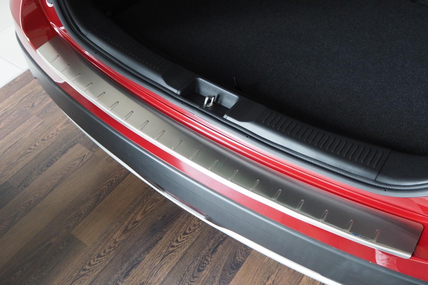 Rear bumper protector Suzuki SX4 S-Cross 2013-2021 5-door hatchback  stainless steel