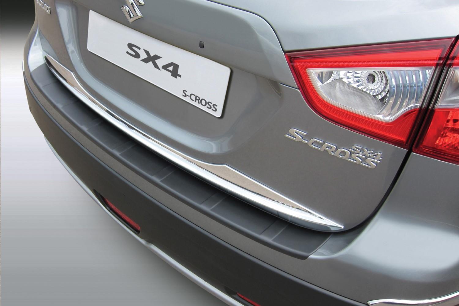 Bumperbeschermer geschikt voor Suzuki SX4 S-Cross 2013-2021 5-deurs hatchback ABS - matzwart