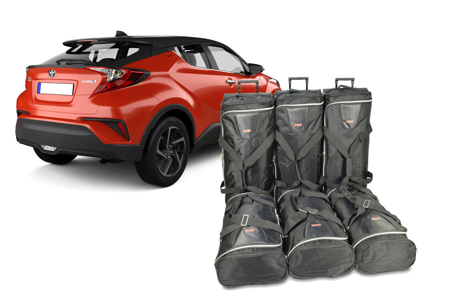 Travel bag set suitable for Toyota C-HR II Hybrid 2023-present 5-door hatchback Original