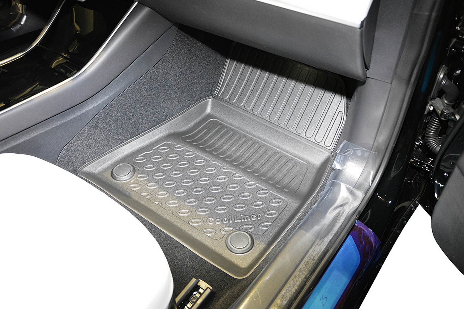 Car mats suitable for Tesla Model 3 2017-present 4-door saloon Cool Liner PE/TPE rubber (TES1M3FM-C) (3)