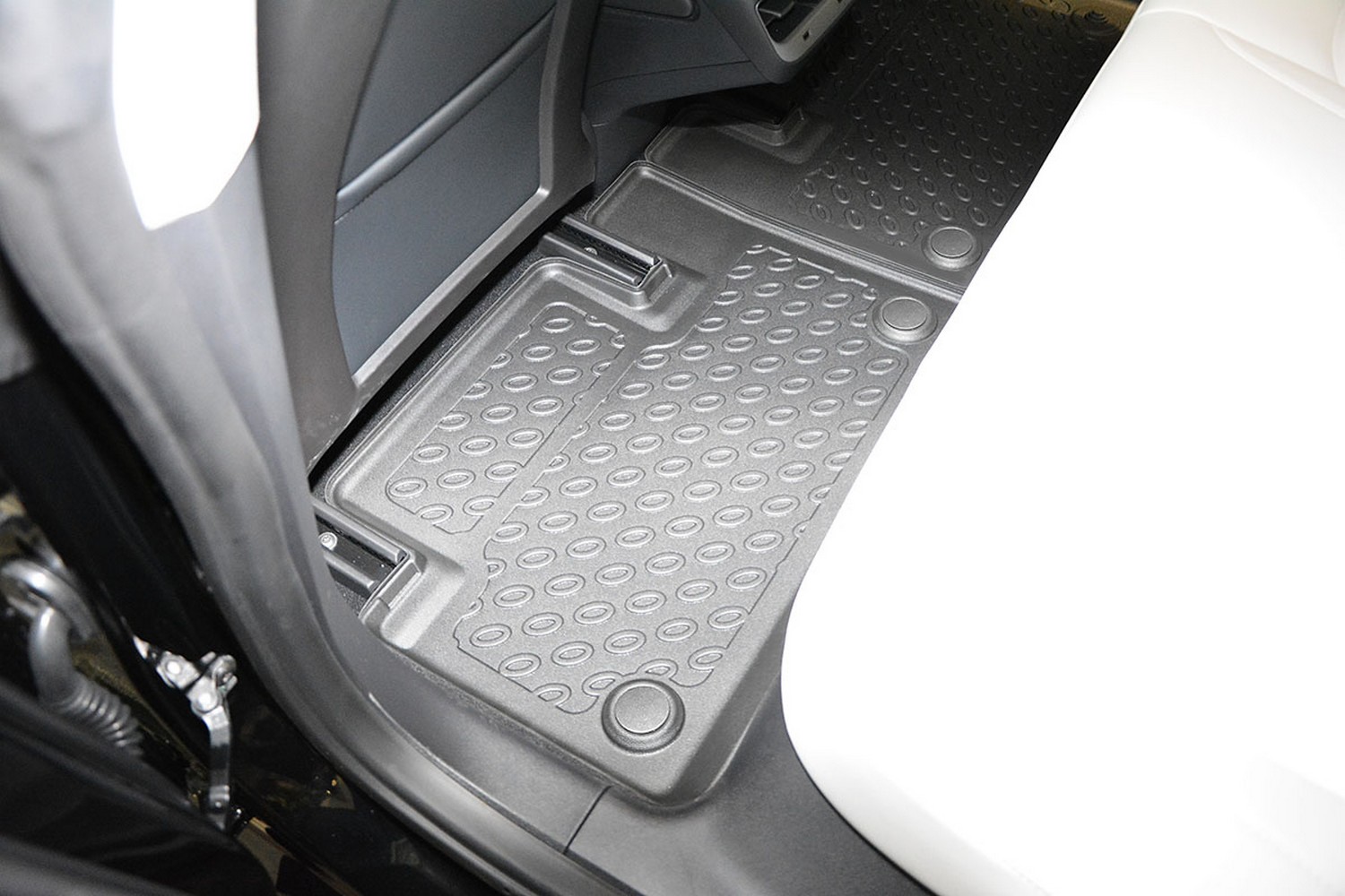 Car mats suitable for Tesla Model 3 2017-present 4-door saloon Cool Liner PE/TPE rubber (TES1M3FM-C) (4)