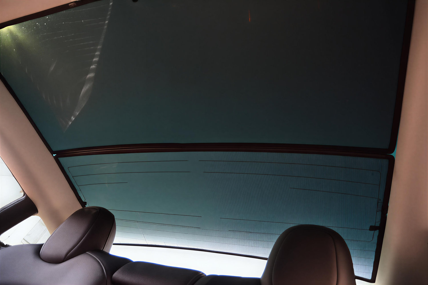 Sun shades suitable for Tesla Model 3 2017-present - rear panoramic sunroof (TES1M3SB) (3)