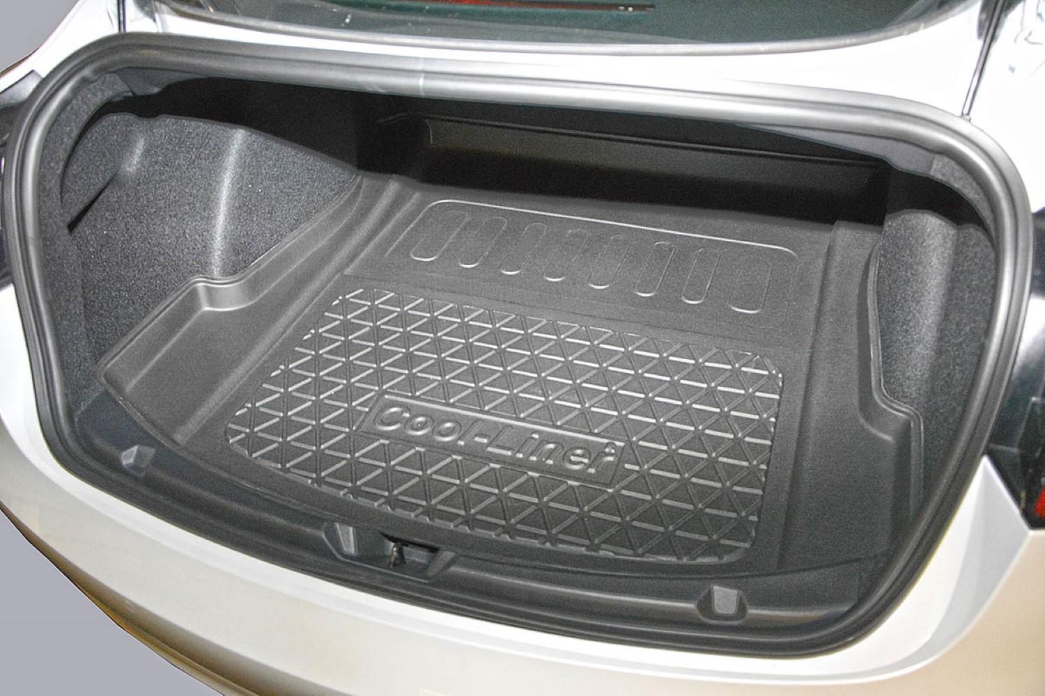 Gummi Kofferraumwanne Kofferraummatte passend für Tesla Model 3 Kofferraum  vorne