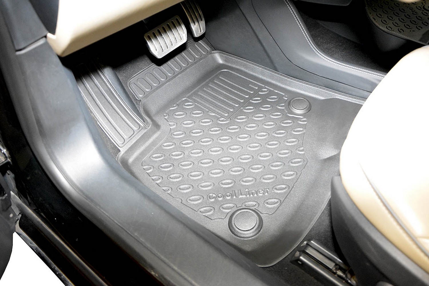Car mats suitable for Tesla Model S 2012-present 5-door hatchback Cool Liner PE/TPE rubber (TES1MSFM-C) (2) Car mats suitable for Tesla Model S 2012-present 5-door hatchback Cool Liner PE/TPE rubber (TES1MSFM-C) (2)
