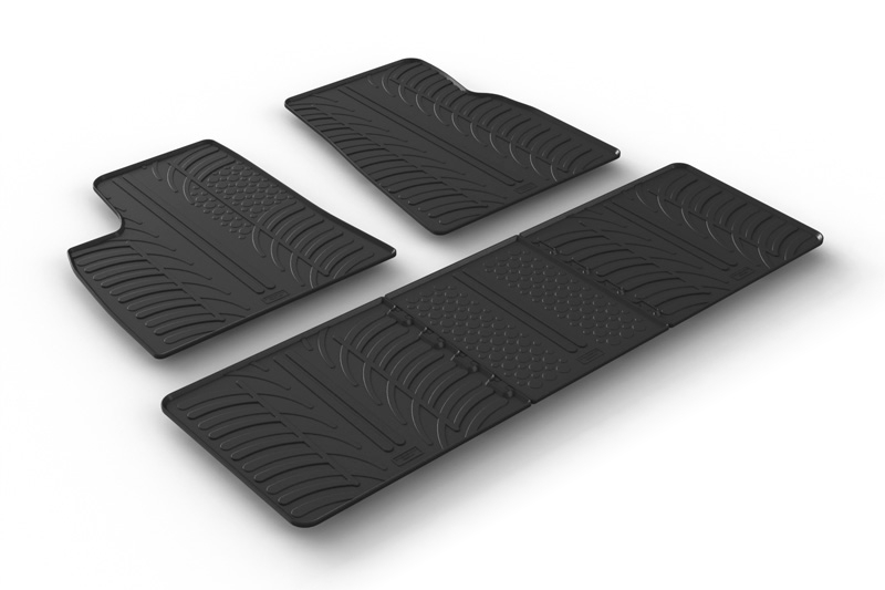 Car mats suitable for Tesla Model S 2012-2016 5-door hatchback Rubbasol rubber