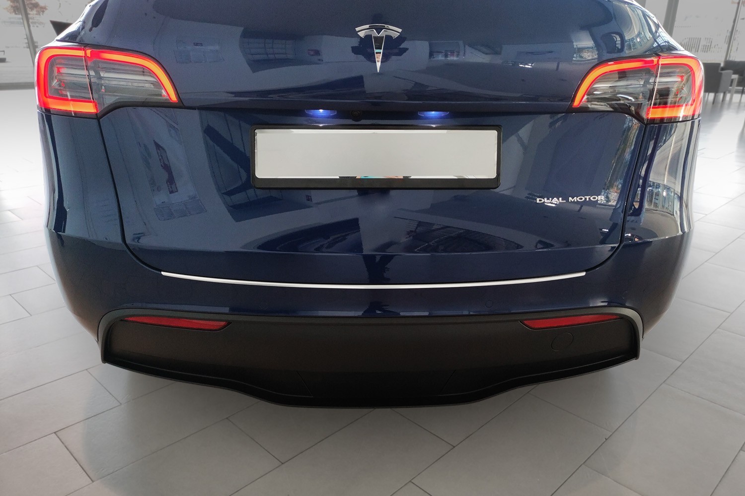 | CarParts-Expert Edelstahl Model Tesla Ladekantenschutz Y