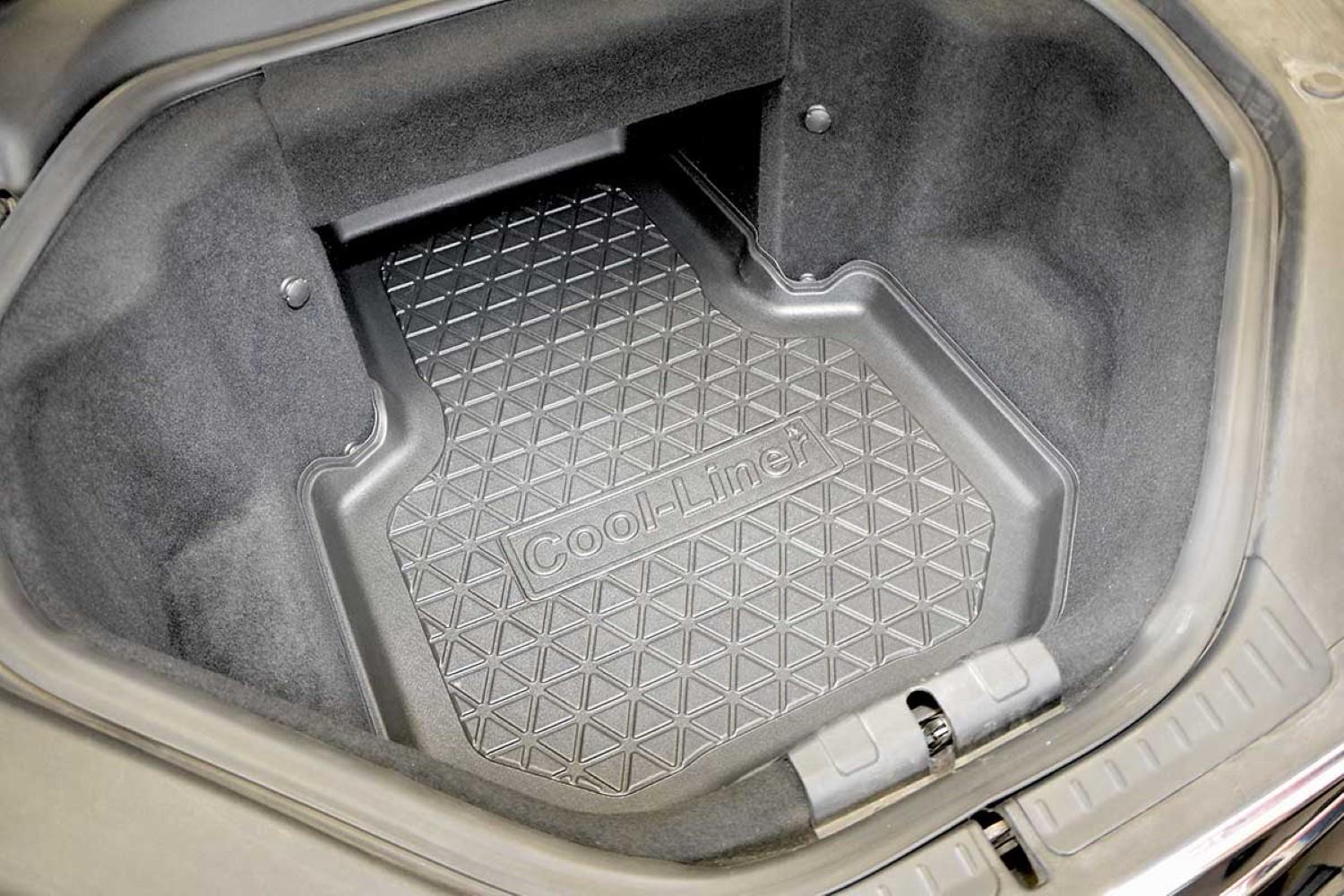 Boot mat Tesla Model S 2012 present 5 door hatchback Cool Liner anti slip PE TPE rubber