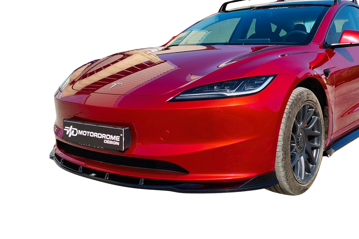 Frontspoiler passend f&uuml;r Tesla Model 3 2024-heute 4-T&uuml;rer Limousine ABS