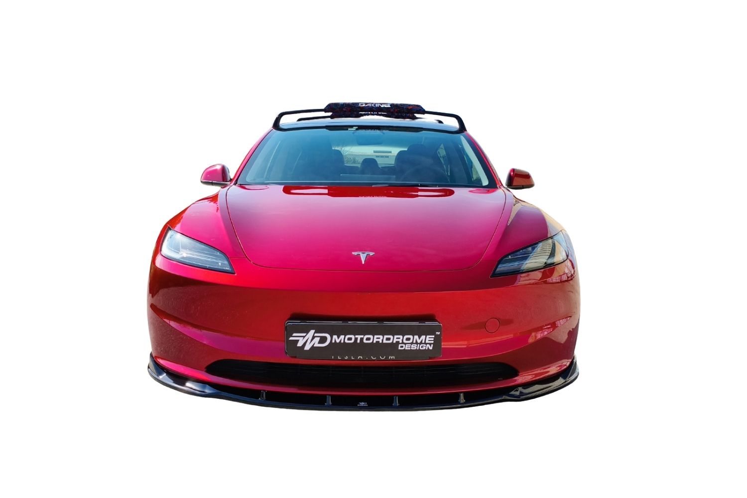 Front spoiler suitable for Tesla Model 3 2024-present 4-door saloon ABS - painted (2)