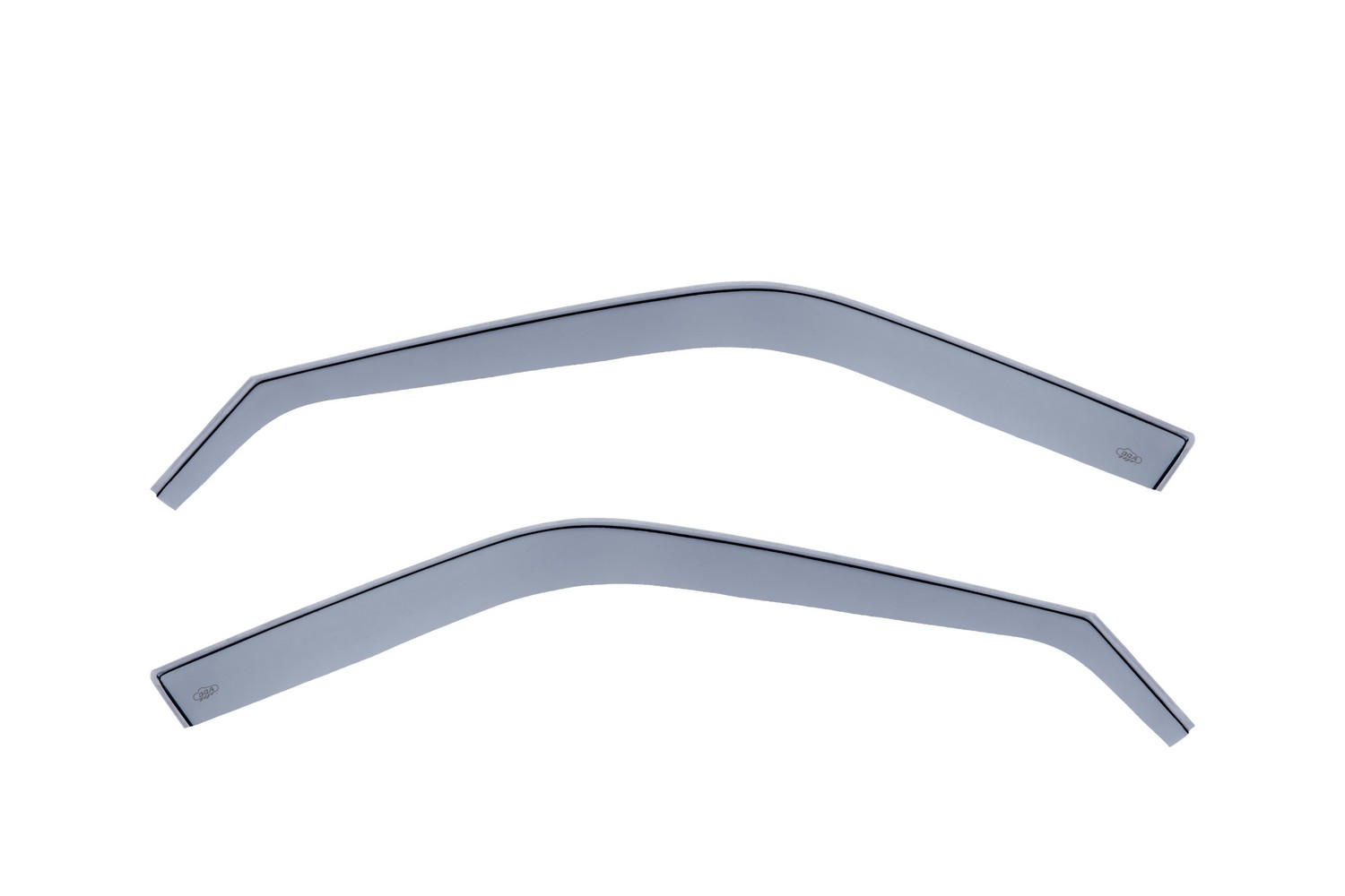Side wind deflectors suitable for Toyota Corolla (E90) 1987-1992 4 & 5-door front doors DGA - smoke grey (2)