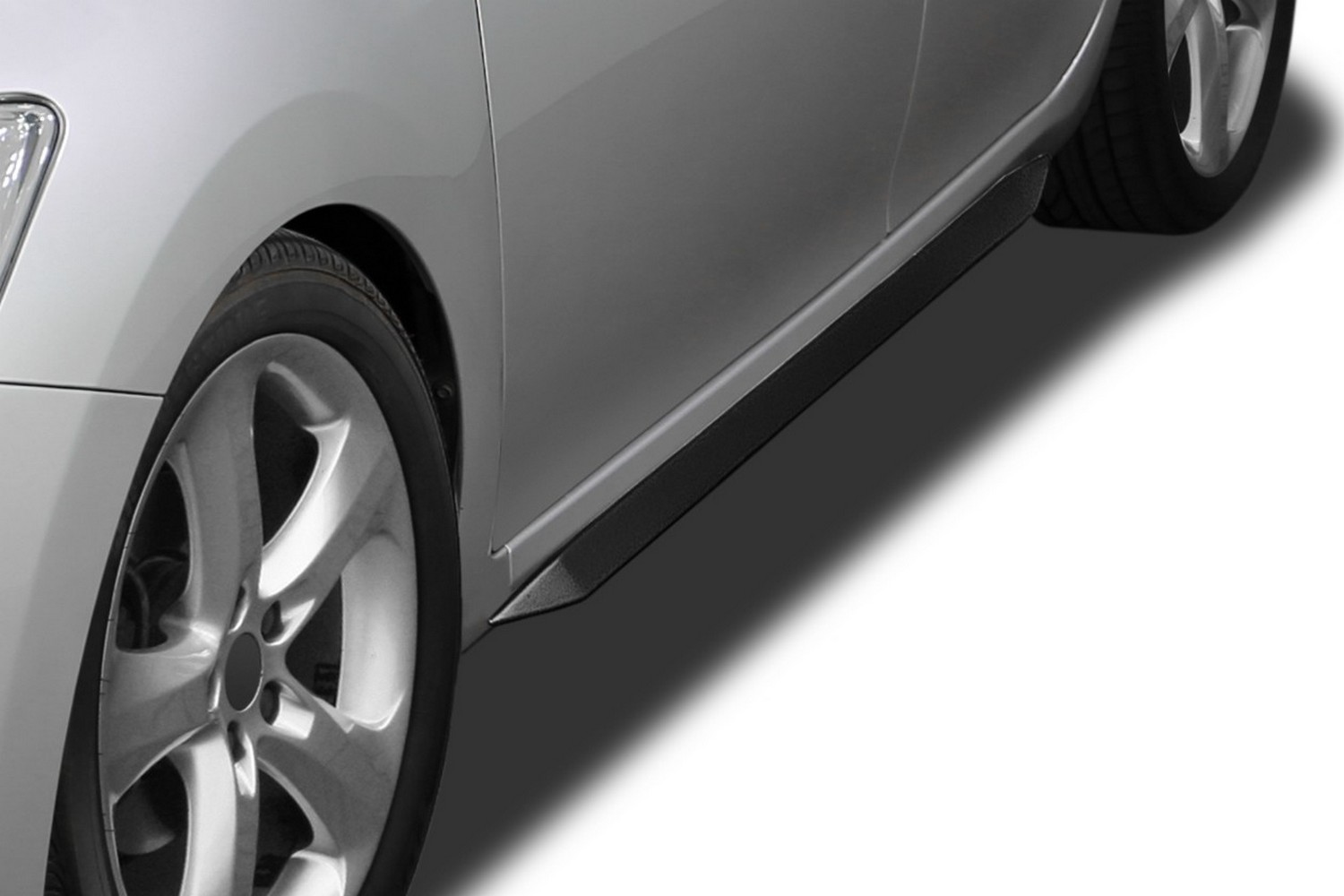 Sideskirts geschikt voor Toyota Auris I 2006-2012 3 &#38; 5-deurs hatchback &#34;Slim&#34; ABS