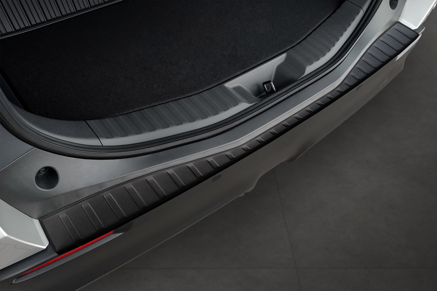 Protection de seuil de coffre Toyota bZ4X 2022-présent acier inox noir mat