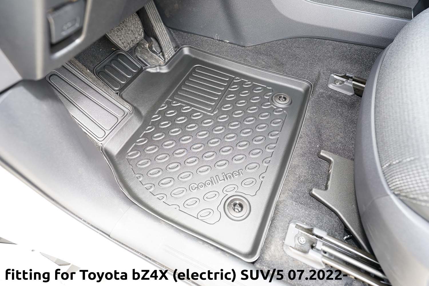 Car mats suitable for Toyota bZ4X 2022-present Cool Liner PE/TPE rubber (TOY1BZFM-C) (3)