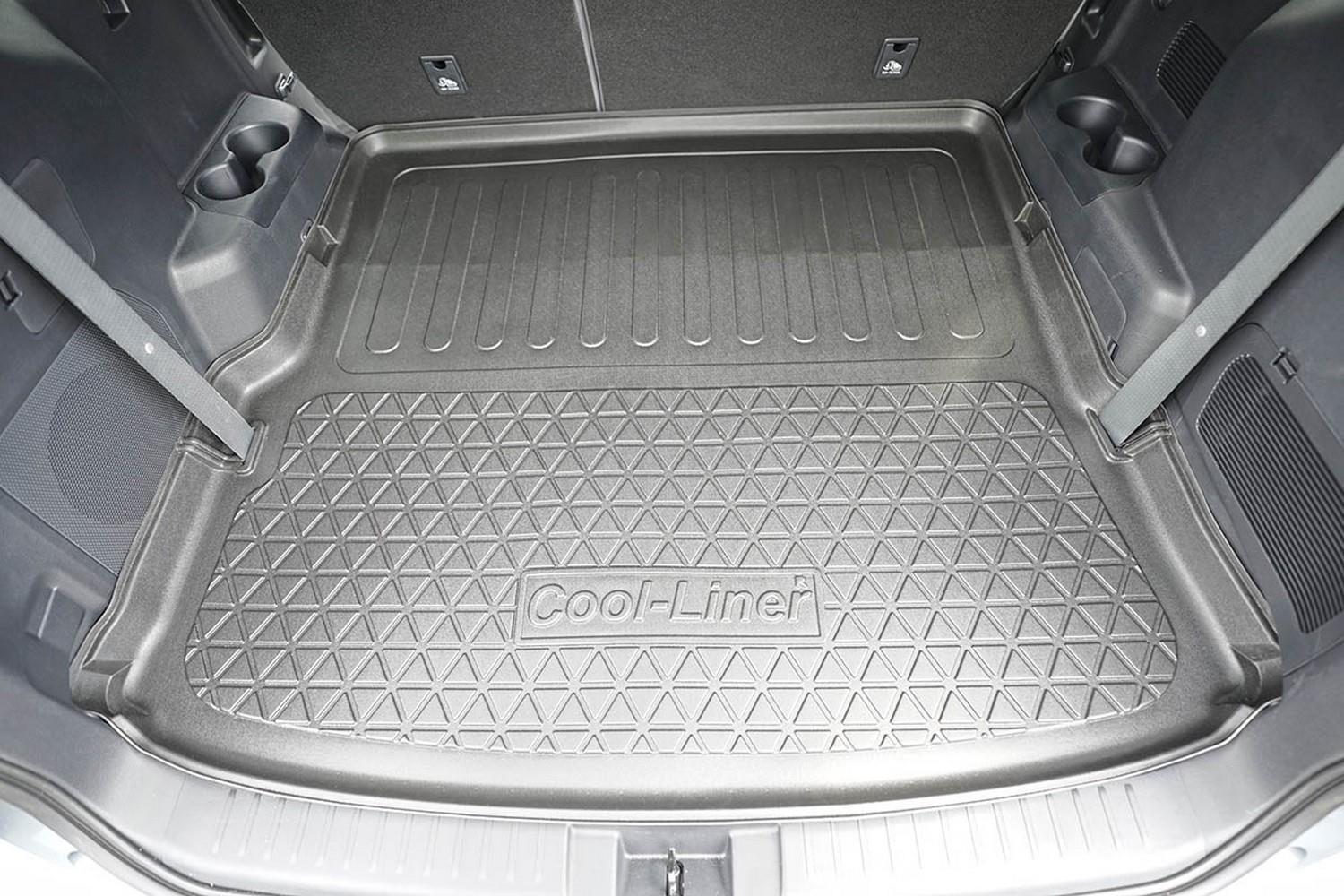 Tapis de coffre Toyota Highlander IV (XU70) 2021-présent Cool Liner antidérapant PE/TPE caoutchouc