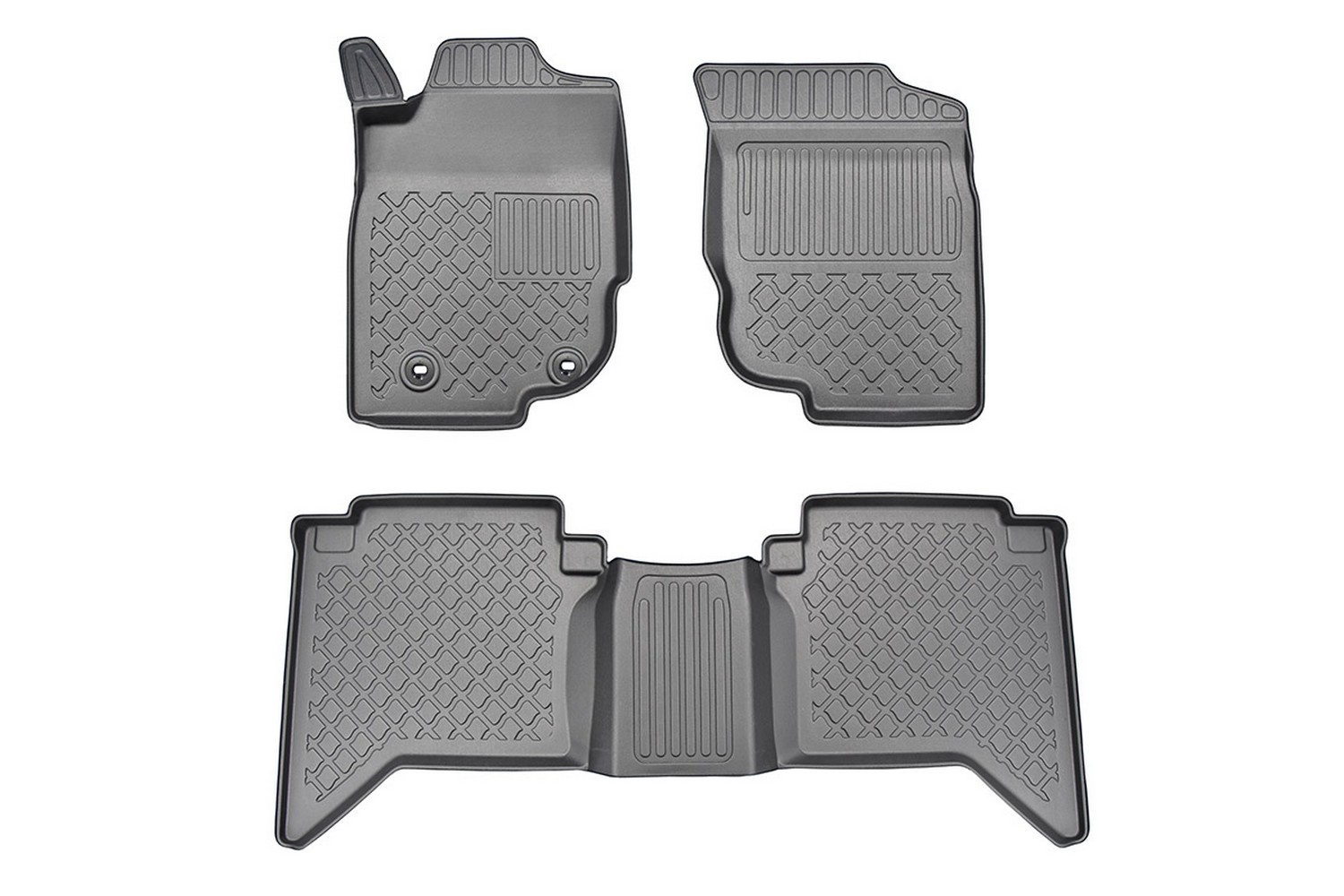 Tapis convient à Toyota Hi-Lux VII 2004-2015 Guardliner PE/TPE caoutchouc