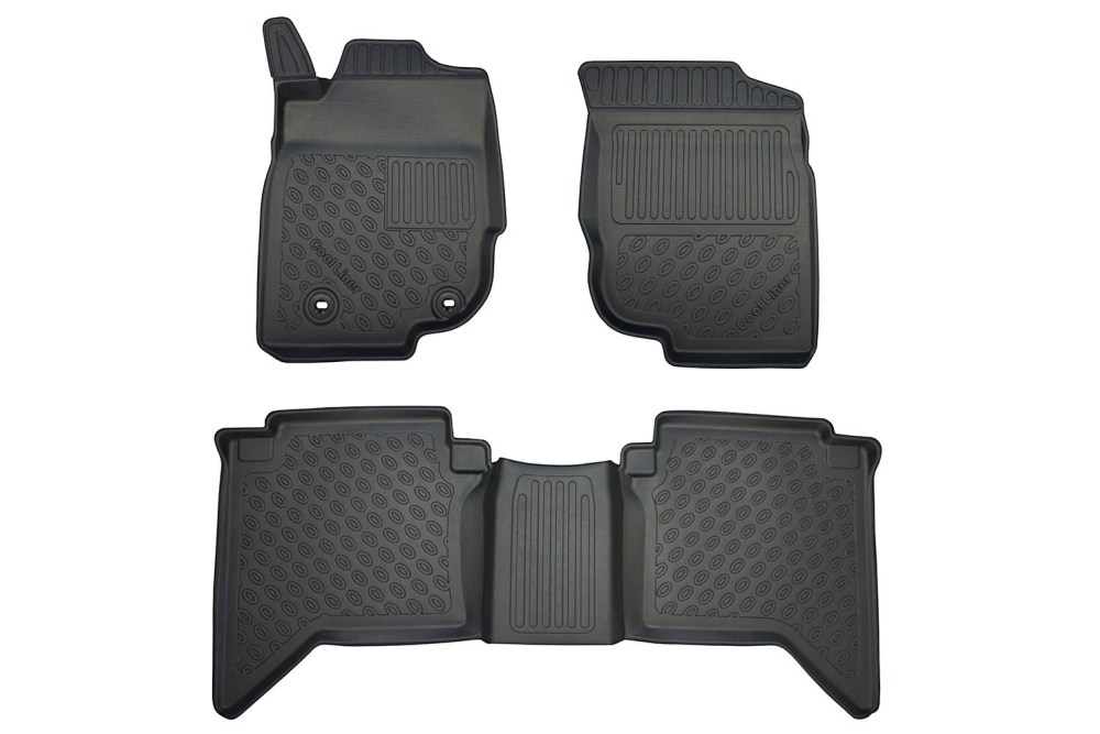 Tapis convient à Toyota Hi-Lux VII 2004-2015 Cool Liner PE/TPE caoutchouc