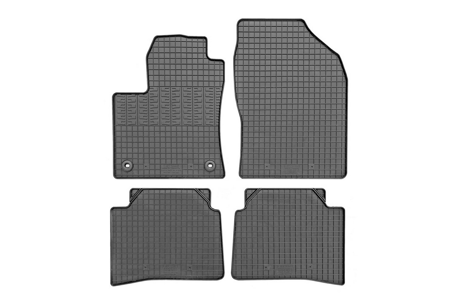 Car mats suitable for Toyota Prius IV (XW50) 2016-2022 5-door hatchback rubber