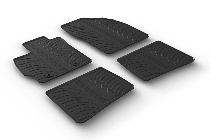 Automatten geschikt voor Toyota Prius III (XW30) 2009-2012 5-deurs hatchback Rubbasol rubber