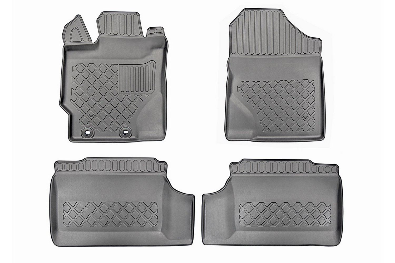 Automatten geschikt voor Toyota Yaris (XP13) 2011-2020 3 & 5-deurs hatchback Guardliner PE/TPE rubber