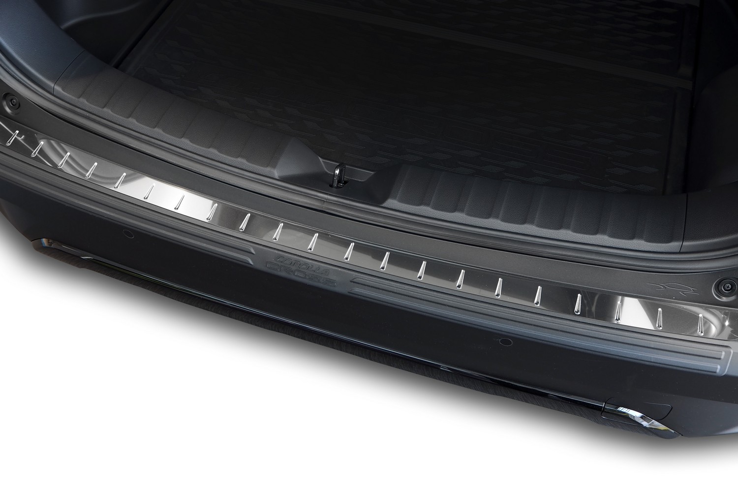 Protection de seuil de coffre Toyota Corolla Cross (XG10) 2022-présent acier inox brillant