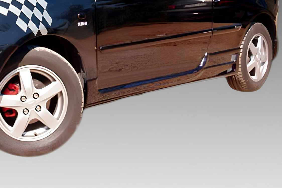 Side skirts suitable for Toyota Corolla (E120) 2002-2007 3-door hatchback ABS