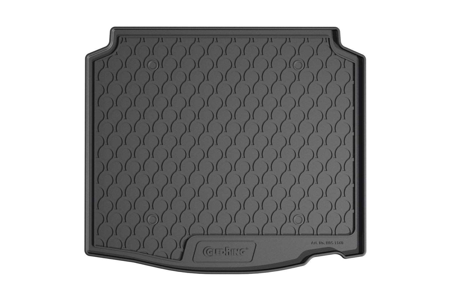 Boot mat suitable for Toyota Corolla Cross (XG10) 2022-present anti slip Rubbasol rubber