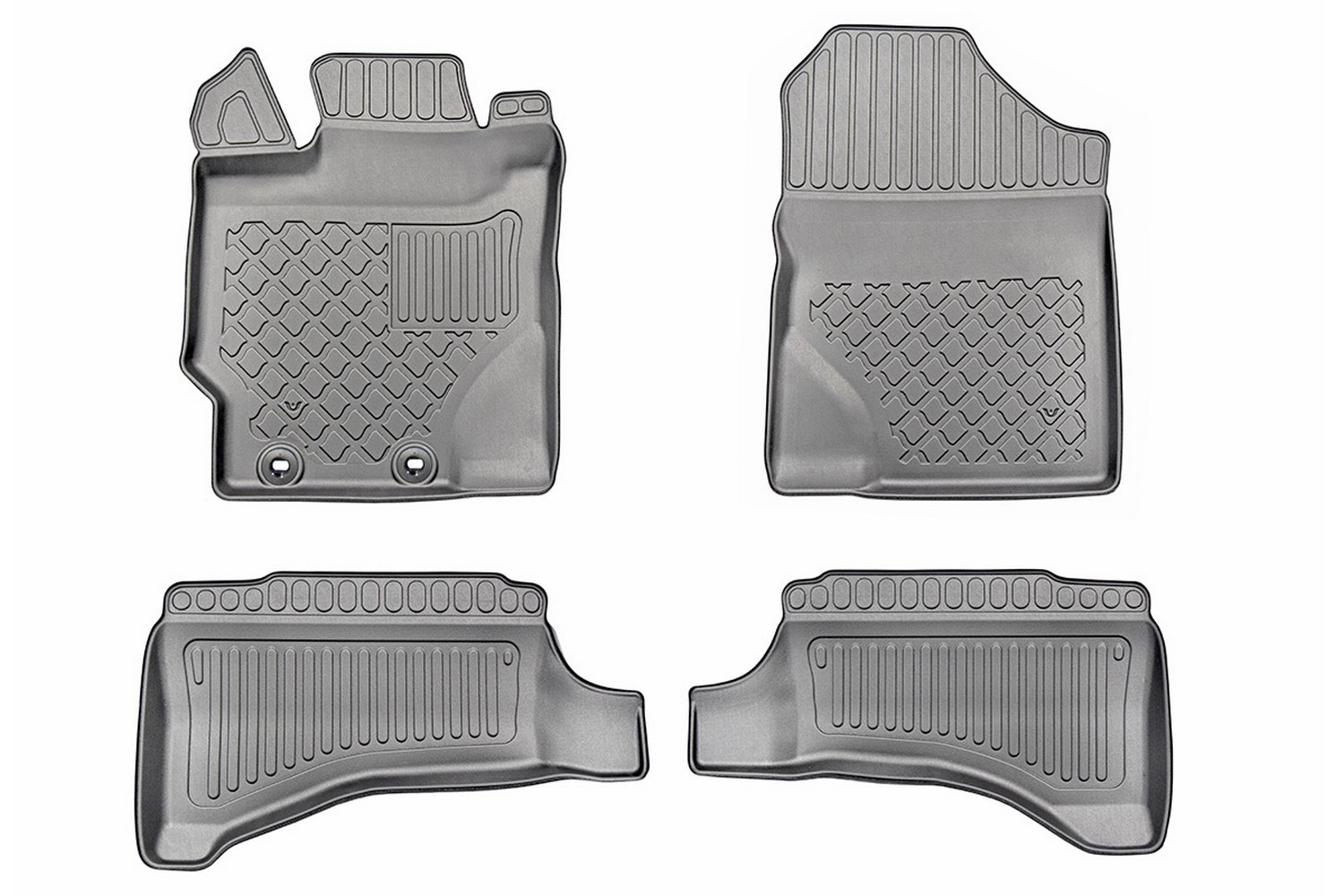 Automatten geschikt voor Toyota Yaris (XP13) 2014-2020 3 & 5-deurs hatchback Guardliner PE/TPE rubber