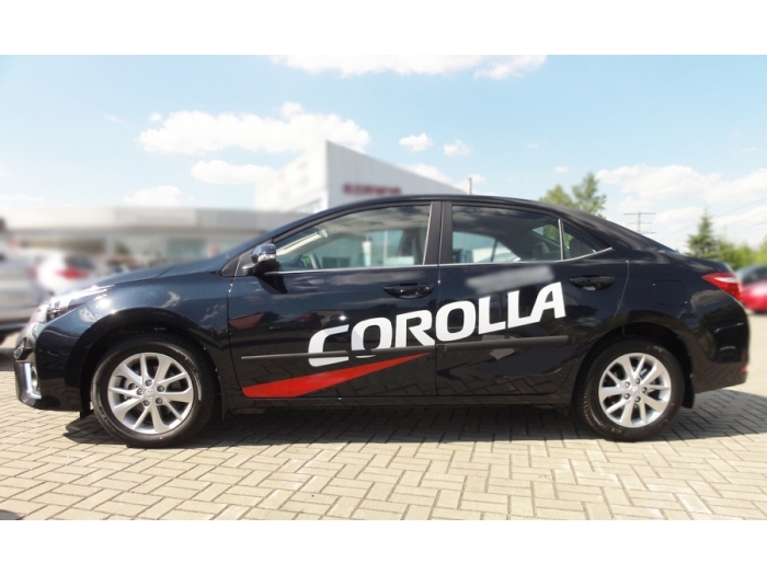 Door protectors Toyota Corolla (E170) 2013-present 4-door saloon set