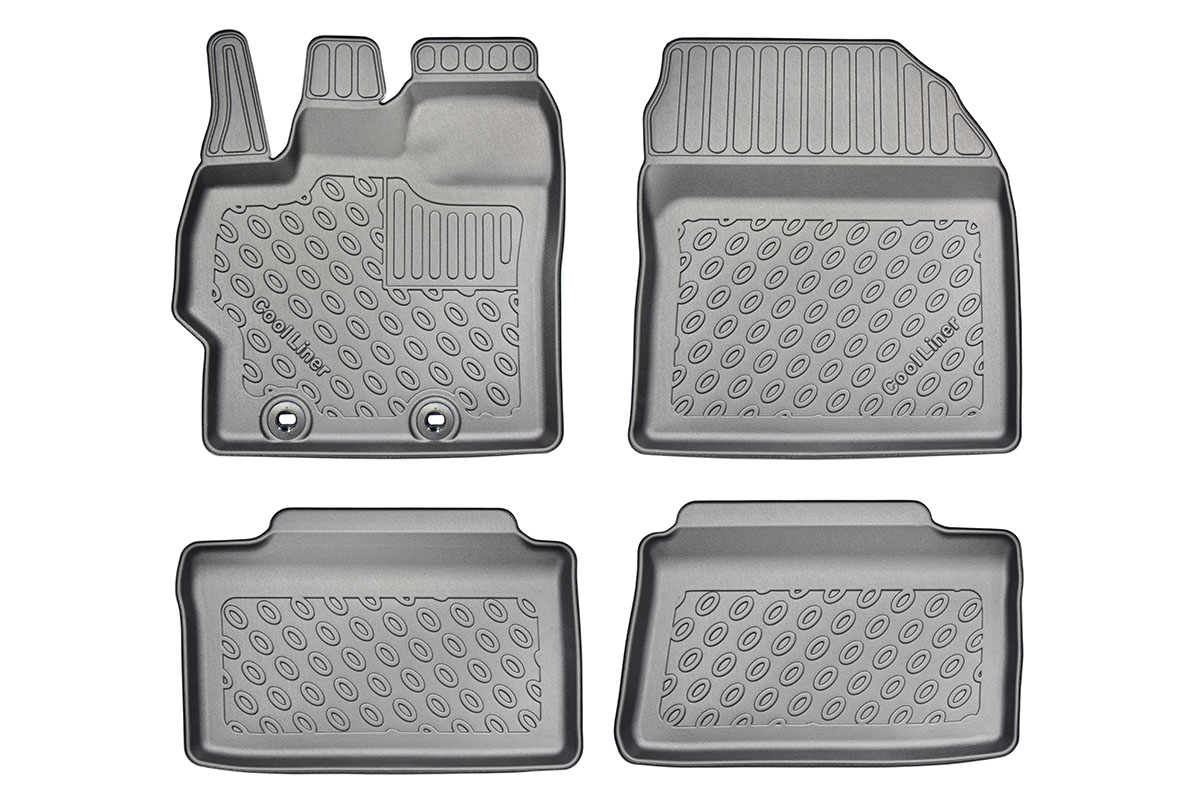 Car mats suitable for Toyota Yaris (XP21) 2020-present 5-door hatchback Cool Liner PE/TPE rubber