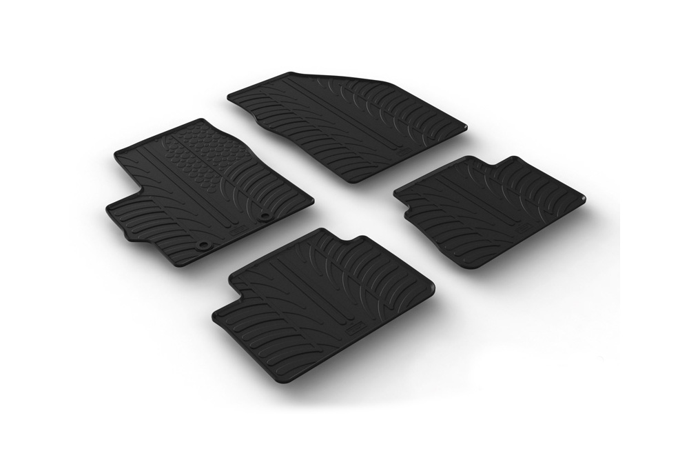 Car mats suitable for Toyota Yaris (XP21) 2020-present 5-door hatchback Rubbasol rubber