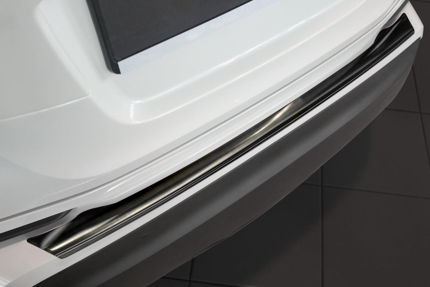 Rear bumper protector Toyota CHR stainless steel anthracite CPE