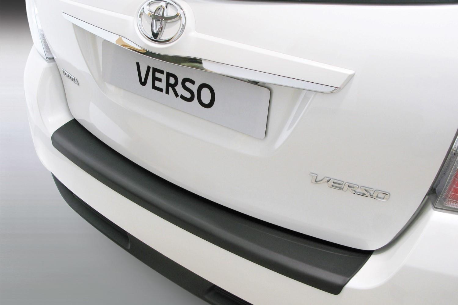 Rear bumper protector Toyota Verso I 2012-2018 ABS - matt black