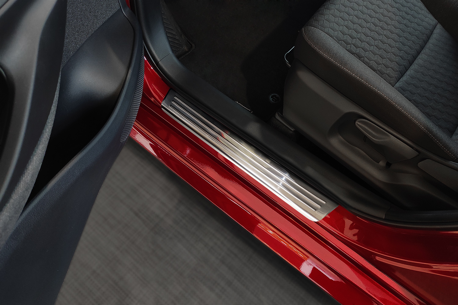Einstiegsleisten passend für Toyota Yaris Cross (XP210) 2020-heute 5-Türer Schrägheck Edelstahl gebürstet 4-teilig