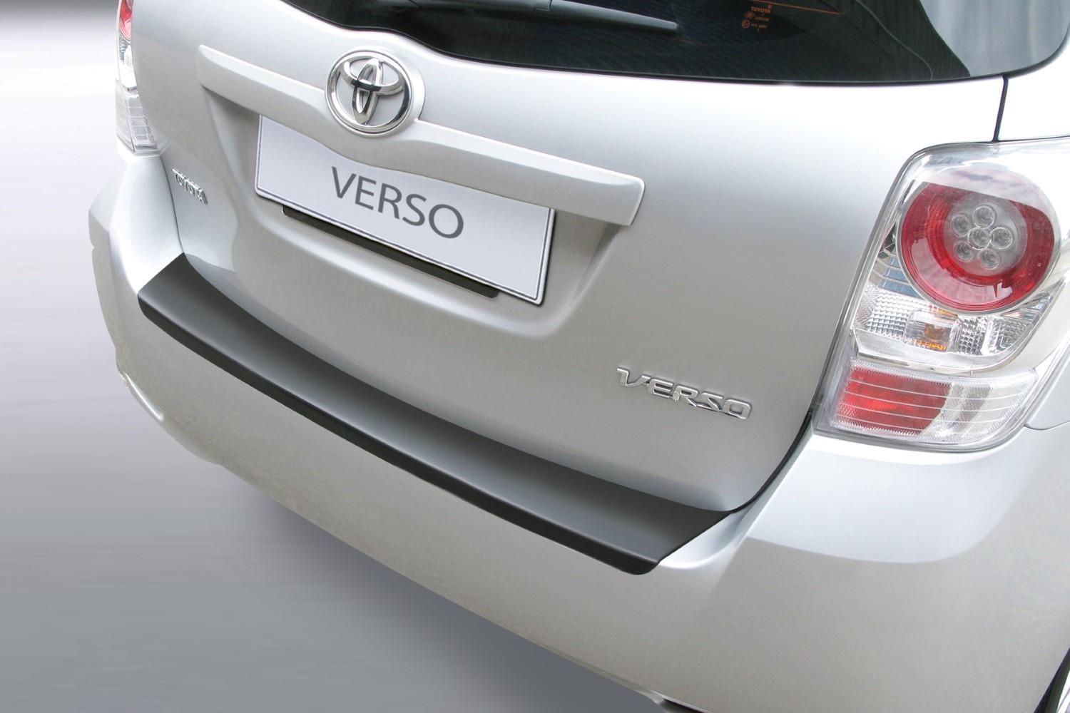 Rear bumper protector Toyota Verso I 2009-2012 ABS - matt black