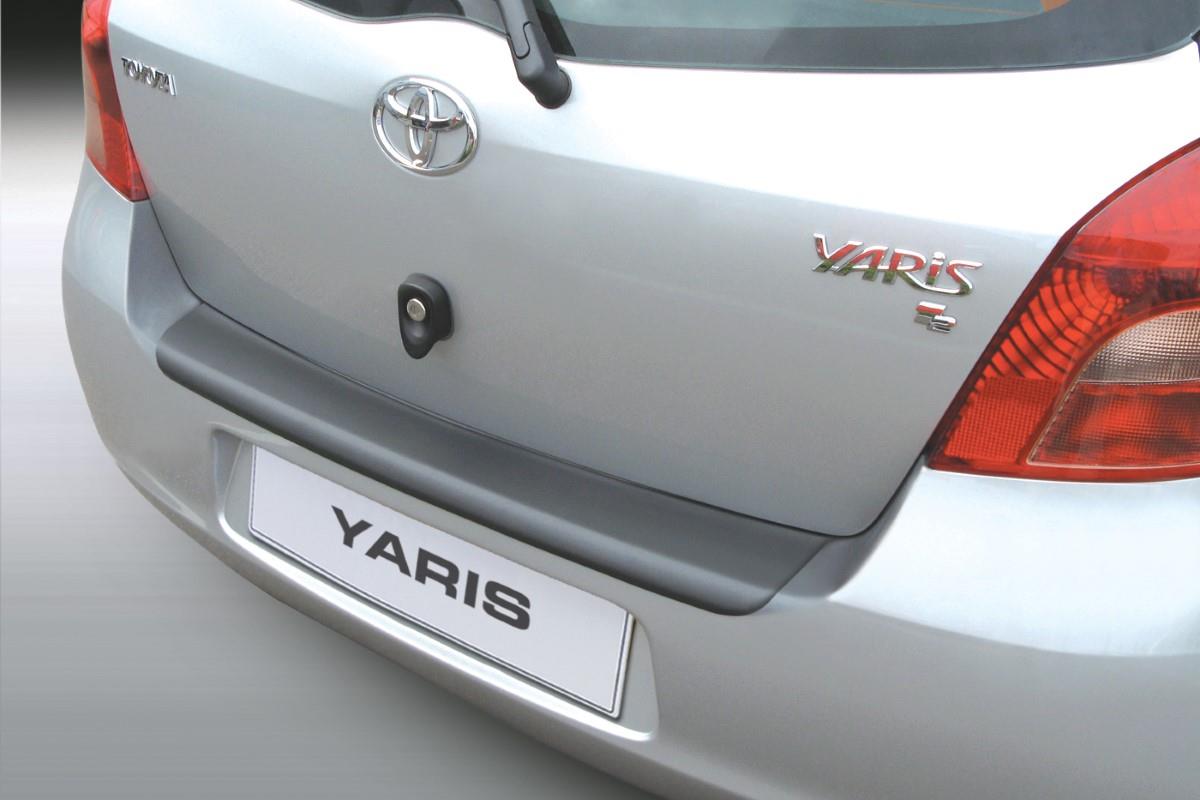 Protection de seuil de coffre Toyota Yaris (XP9) 2005-2008 3 & 5 portes bicorps ABS - noir mat
