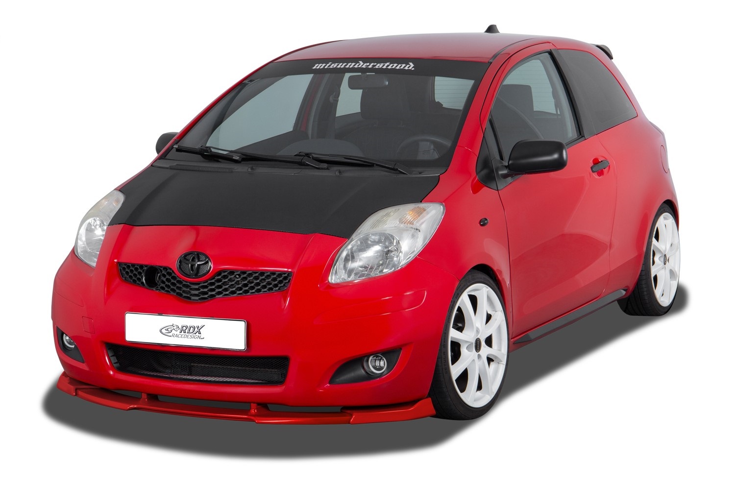 Front spoiler Vario-X suitable for Toyota Yaris (XP9) 2009-2011 3 & 5-door hatchback PU - painted (2)