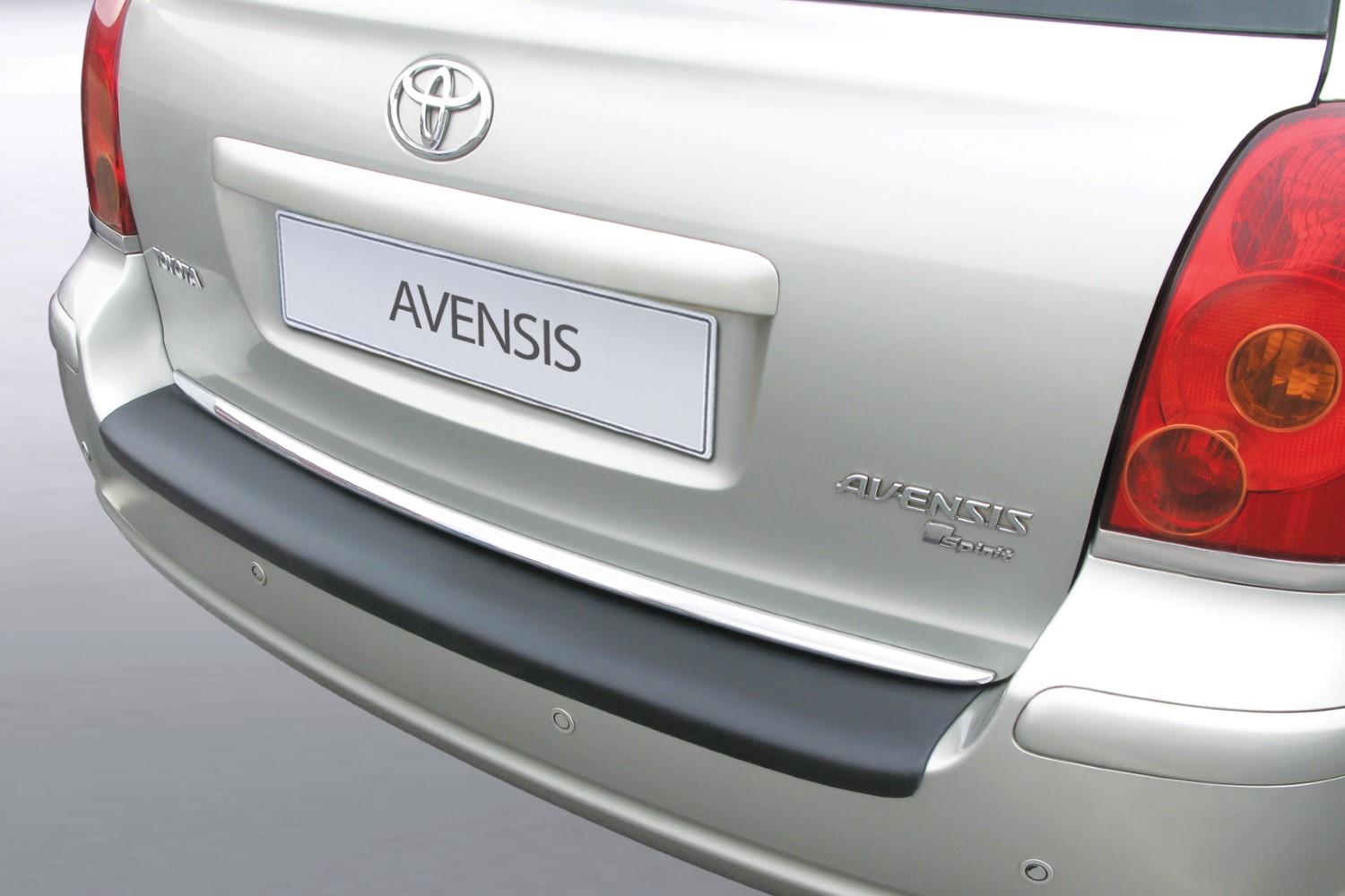 Rear bumper protector Toyota Avensis II 2003-2008 wagon ABS - matt black