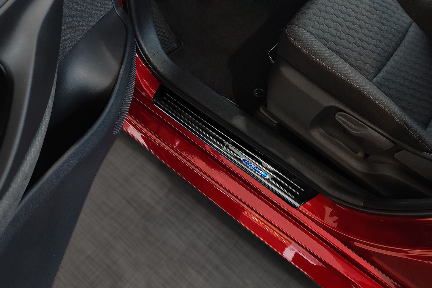Einstiegsleisten passend für Toyota C-HR II 2023-heute Edelstahl hochglanz anthrazit 4-teilig