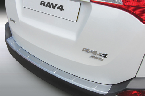 Rear bumper protector suitable for Toyota RAV4 IV (XA40) 2013-2016 ABS - matt black