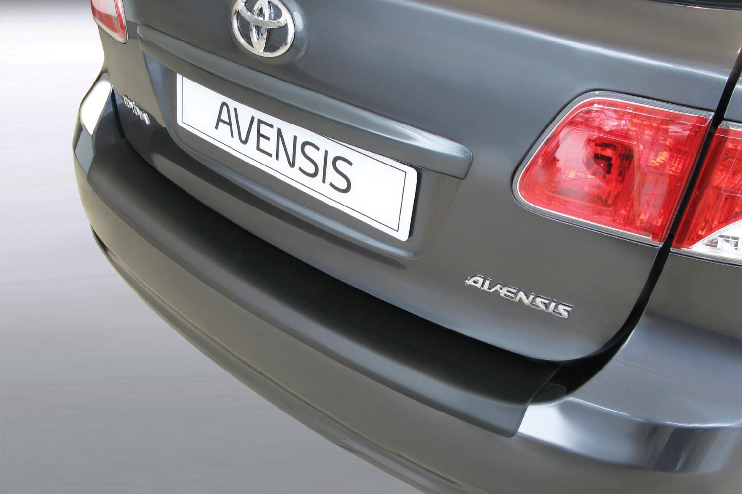Bumperbeschermer geschikt voor Toyota Avensis III 2008-2011 wagon ABS - matzwart