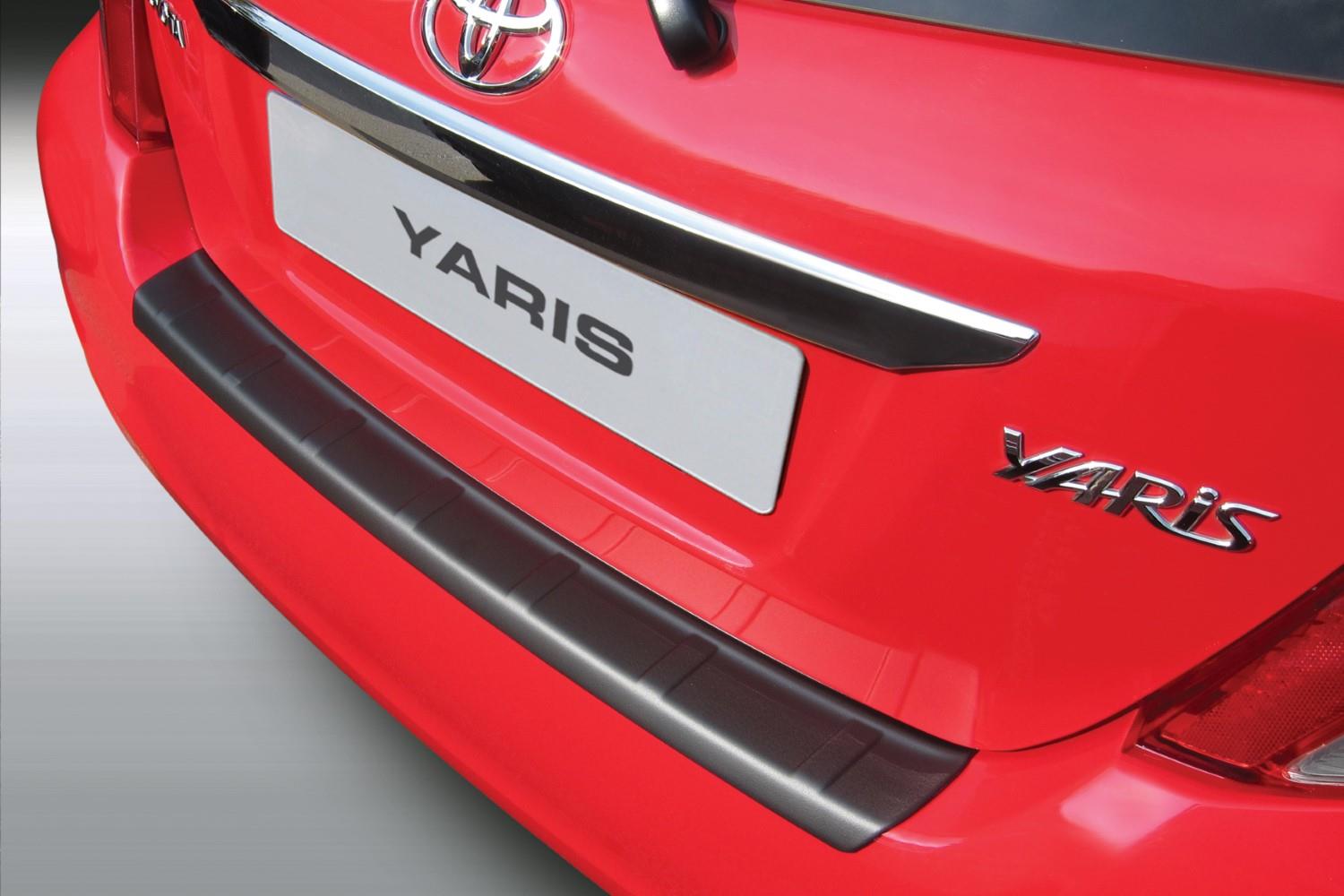 Rear bumper protector Toyota Yaris (XP13) 2011-2014 3 & 5-door hatchback ABS - matt black