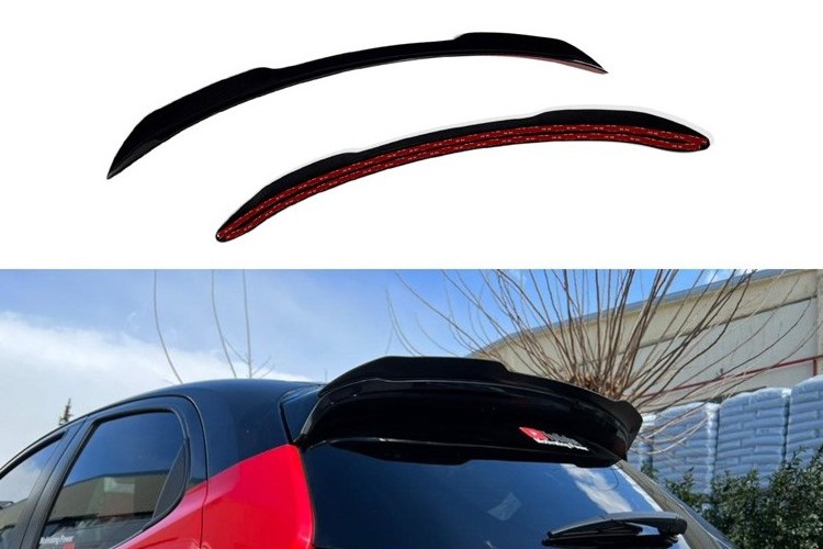 Lèvre de becquet de toit convient à Toyota Yaris (XP21) 2020-présent 5 portes bicorps