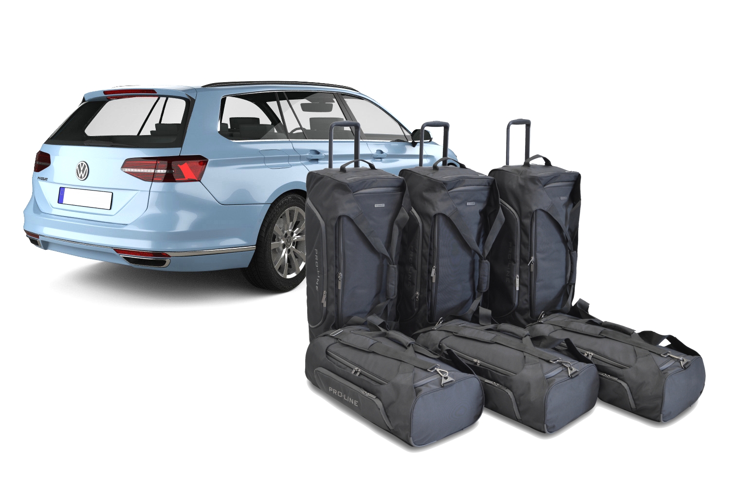 Set de sacs de voyage Volkswagen Passat Variant (B8) 2014-2023 break Pro.Line