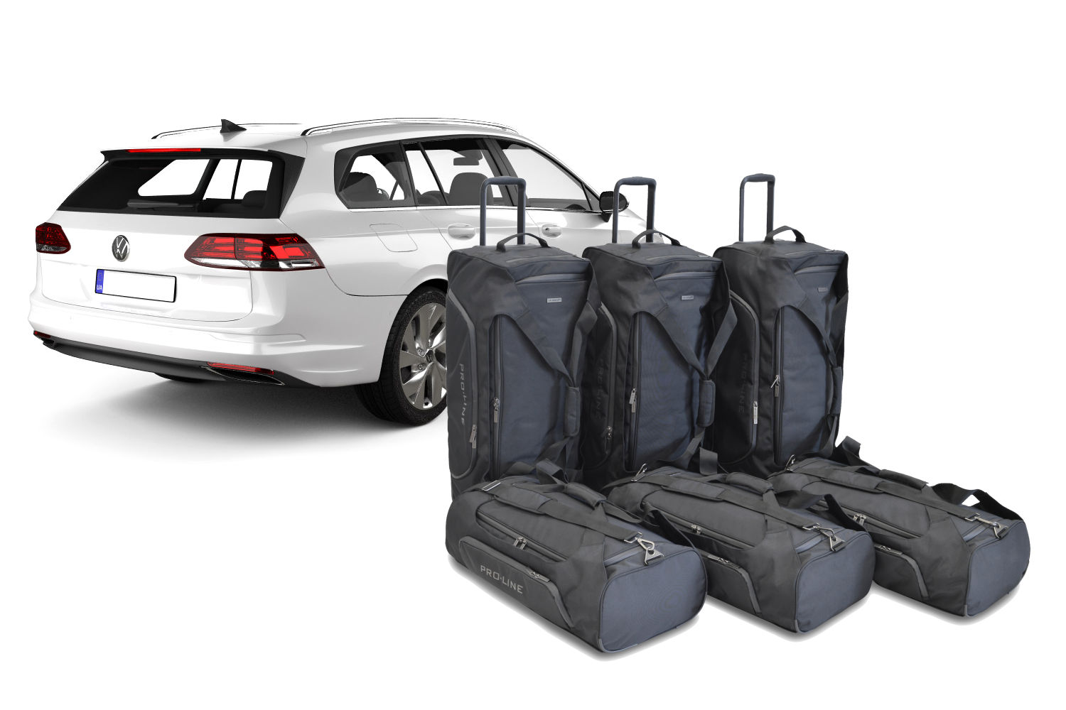 Set de sacs de voyage convient à Volkswagen Golf VIII Variant (CD) 2020-présent break Pro.Line