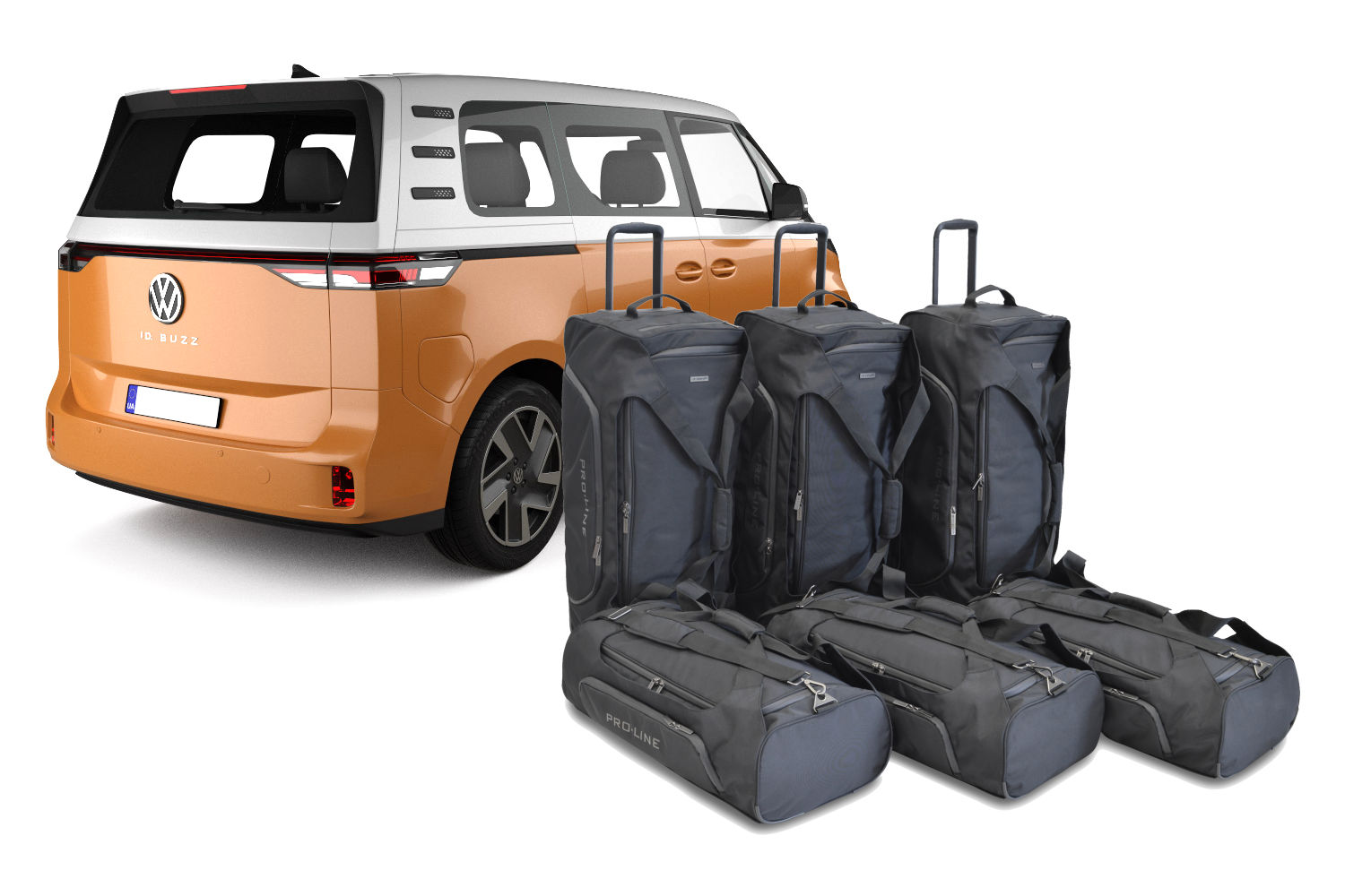 Travel bag set suitable for Volkswagen ID.Buzz 2022-present Pro.Line