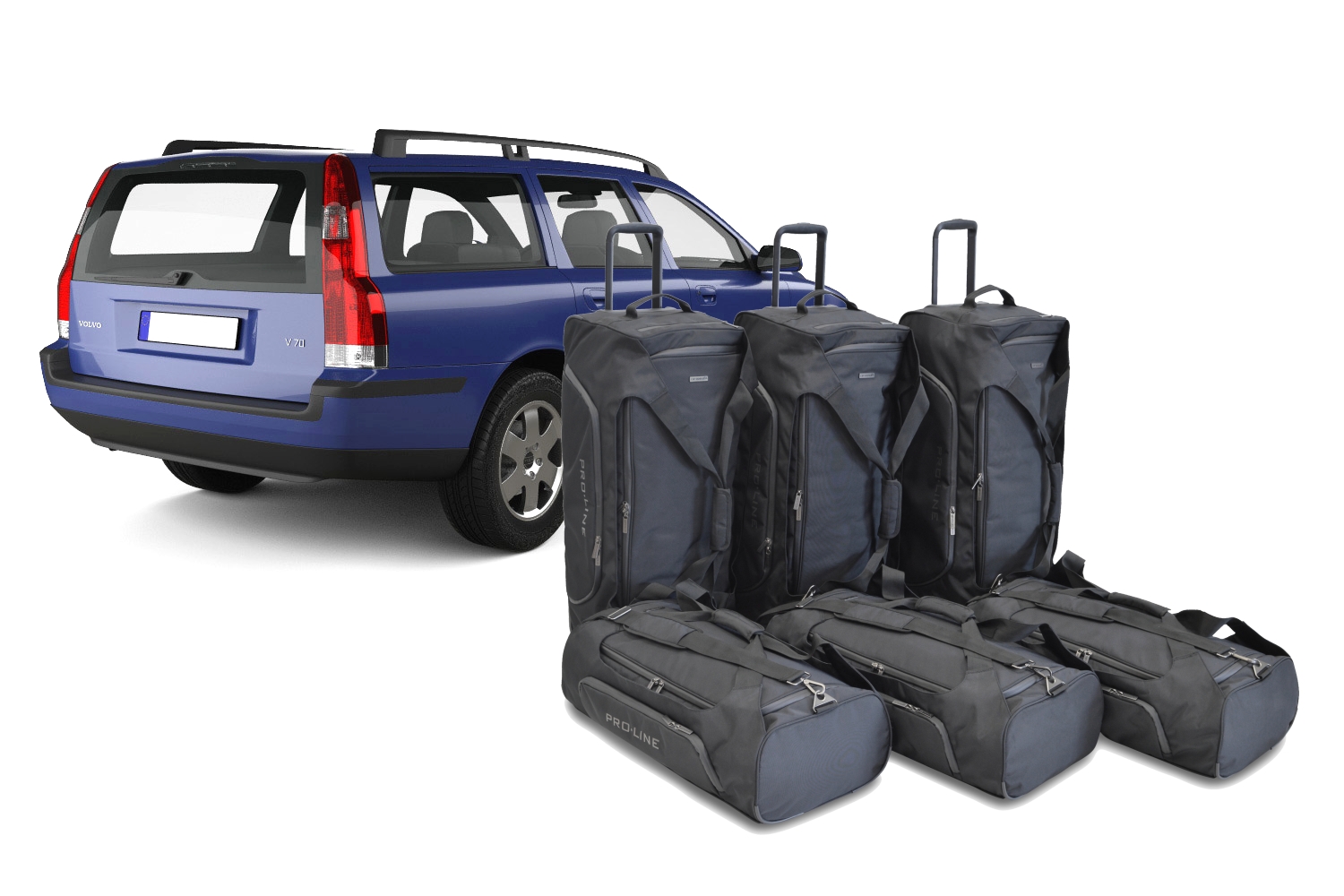 Reisetaschenset Volvo V70 (P26) 2000-2007 Kombi Pro.Line