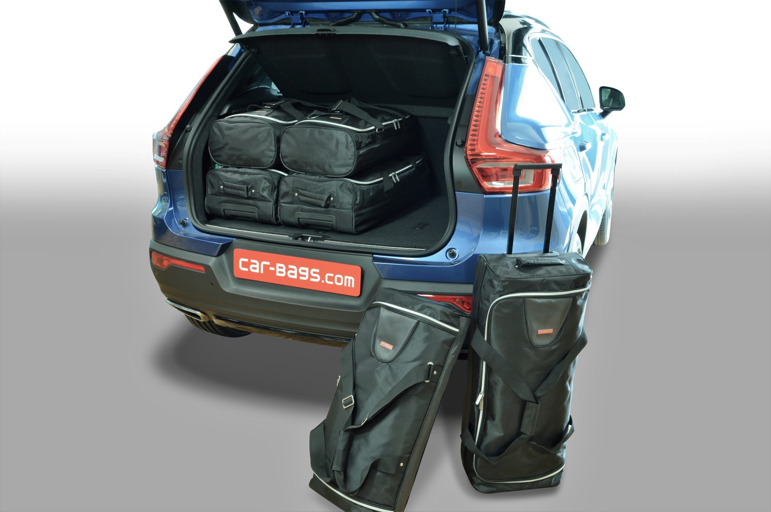 YEE PIN Kofferraummatte Gummi Kofferraumwanne Kompatibel mit Volvo XC40 C40  2018-2021-2023 2024, Seitenschutz Gummimatte Laderaumschale Schutzmatte