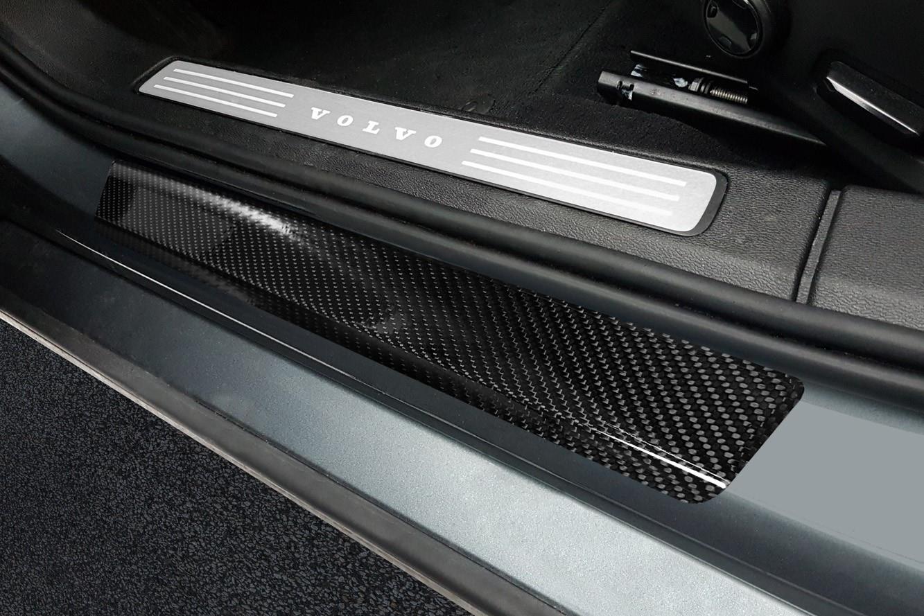 Einstiegleisten Volvo V60 II Carbon 4-teilig